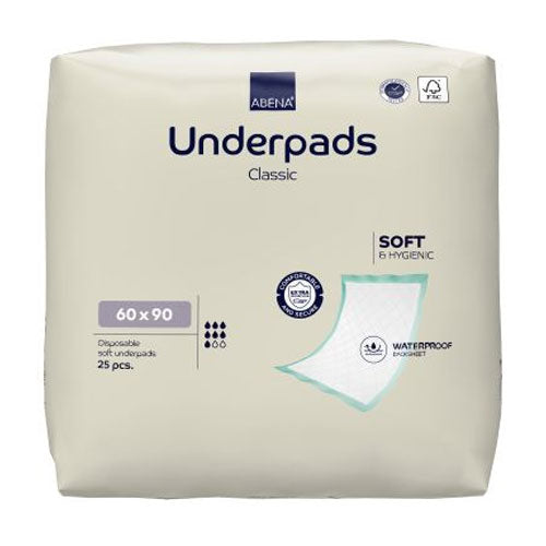 Abena Underpads Classic Disposable Soft Underlays 60x90cm 2100ml