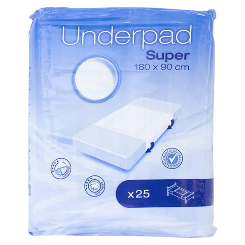 Amd Underpad Super 180x90cm With Tucks