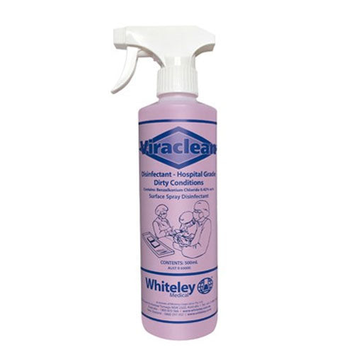 Whiteley Viraclean Hospital Grade Disinfectant Spray Bottle 500ml