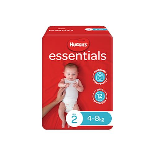 Huggies Essentials Size 2 Infant 4-8kg