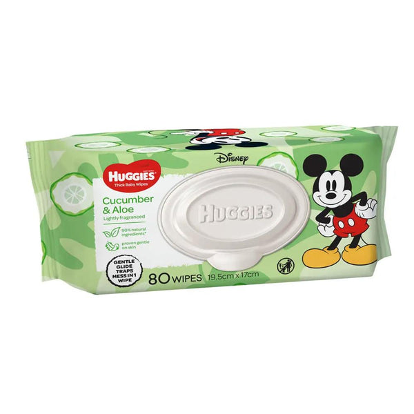 Huggies Thick Baby Wipes Cucumber & Aloe