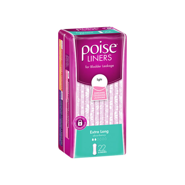 Poise Extra Long Liner 70mL Female 215mm White