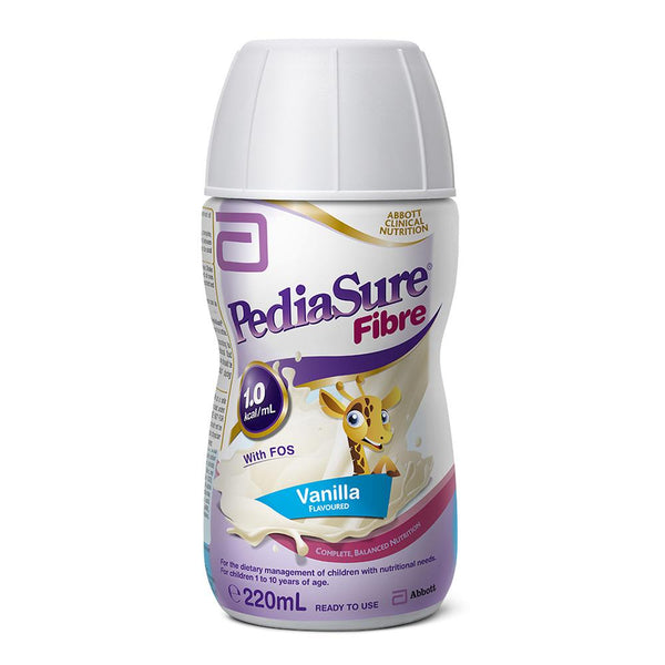 PediaSure Fibre Vanilla 220ml Resealable Plastic Bottle