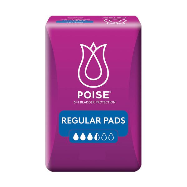 Poise Regular Pads Female 240ml 248mm White