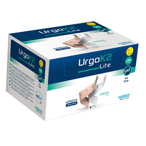 Urgo K2 Lite 2-Layer Light Compression Bandage System Latex Free 20 mmHg 18-25cm